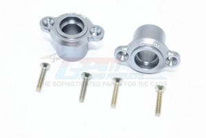 GPM SB022 ALUMINUM REAR AXLE ADAPTERS TEAM LOSI 1/6 SUPER BAJA REY 4X4 - Gun silver - SB022-GS