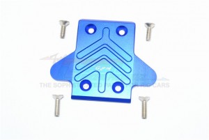 ALUMINUM FRONT CHASSIS PROTECTION PLATE  1/10 4WD ELECTRIC SENTON 6S BLX SUPER-DUTY SHORT COURSE - Blue - MAK331F-B