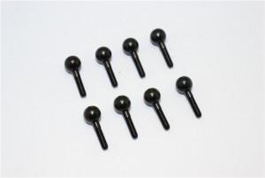 GPM SERV007 STEEL PILLOW BALL - 8PCS TRAXXAS 1/16 MINI E-REVO - SERV007-BK
