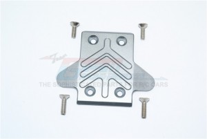 ALUMINUM FRONT CHASSIS PROTECTION PLATE  1/10 4WD ELECTRIC SENTON 6S BLX SUPER-DUTY SHORT COURSE - Gun silver - MAK331F-GS