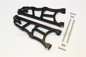 GPM MAN055 ALUMINUM FRONT LOWER ARMS 1/8 NERO 6S BLX AR106011/AR106009 - MAN055-BK