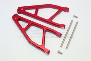 GPM MAN057 ALUMINUM REAR UPPER ARMS 1/8 NERO 6S BLX AR106011/AR106009 - MAN057-R