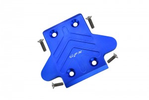 GPM MAS331F ALUMINUM MAS331F FRONT CHASSIS PROTECTION PLATE 1/10 ARRMA 4WD SENTON 6S BLX - Blue - MAS331F-B