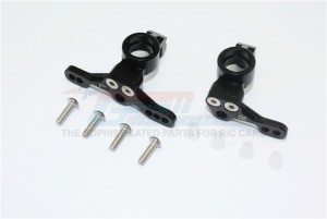 GPM VEN021 ALUMINUM ADJUSTABLE FRONT KNUCKLE ARM 1/10 ELECTRIC 4WD RTR VENTURE TOYOTA FJ CRUISER - Black - VEN021-BK