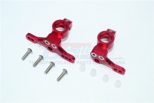 GPM VEN021 ALUMINUM ADJUSTABLE FRONT KNUCKLE ARM 1/10 ELECTRIC 4WD RTR VENTURE TOYOTA FJ CRUISER - Red - VEN021-R