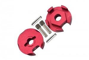 GPM SLA006 ALUMINIUM WHEEL HEX CLAW - 2PCS  FOR TRAXXAS SLASH 4X4 & LOW-CG 68086-2 - SLA006-R