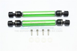GPM VEN037SA ALUMINUM & STEEL FRONT/REAR CVD MAIN SHAFTS 1/10 ELECTRIC 4WD RTR VENTURE TOYOTA FJ CRUISER - Green - VEN037SA-G