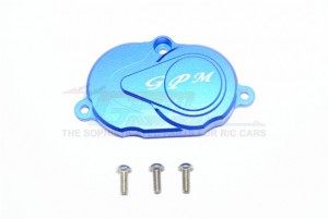 ALUMINUM REAR GEARBOX COVER 1/8 T3-01 DANCING RIDER-57405 - Blue - T3013A-B