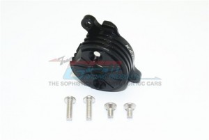 GPM T3018 ALUMINUM MOTOR MOUNT WITH HEAT SINK FINS 1/8 T3-01 DANCING RIDER 57405 - Black - T3018-BK