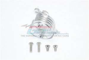 GPM T3018 ALUMINUM MOTOR MOUNT WITH HEAT SINK FINS 1/8 T3-01 DANCING RIDER 57405 - Silver - T3018-S