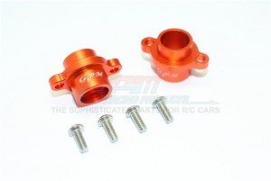 GPM T3022 ALUMINUM REAR AXLE ADAPTERS 1/8 T3-01 DANCING RIDER-57405 - Orange - T3022-OR