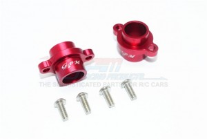 GPM T3022 ALUMINUM REAR AXLE ADAPTERS 1/8 T3-01 DANCING RIDER-57405 - T3022-R