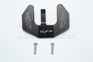 ALUMINUM REAR WING TRANSPONDER DECK 1/8 T3-01 DANCING RIDER-57405 - Black - T3331R-BK