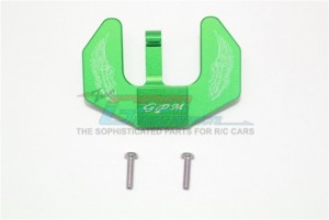 ALUMINUM REAR WING TRANSPONDER DECK 1/8 T3-01 DANCING RIDER-57405 - Gun silver - T3331R-GS
