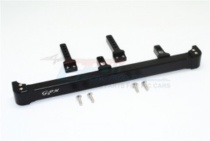 ALUMINIUM REAR BUMPER 1/10 ELECTRIC 4WD TRX4 DEFENDER TRAIL CRAWLER - Black - TRX4330RB-BK