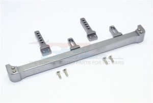 ALUMINIUM REAR BUMPER 1/10 ELECTRIC 4WD TRX4 DEFENDER TRAIL CRAWLER - Gun silver - TRX4330RB-GS