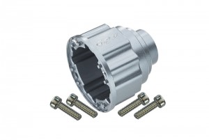 GPM UDR011 ALUMINUM FRONT / CENTER DIFF CASE 8581 TRAXXAS 1/7 UNLIMITED DESERT RACER PRO-SCALE CAR 4X4 85076-4 - Silver - UDR011-S