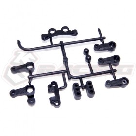 3RACING SAK-MG14 Steering System set  For 1/10 RC M-Chassis SAKURA Mini MG - SAK-MG14