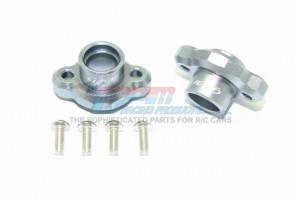 ALUMINUM REAR AXLE ADAPTERS (ENCLOSED DESIGN) 1/8 T3-01 DANCING RIDER-57405 - T3022A-GS