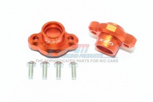ALUMINUM REAR AXLE ADAPTERS (ENCLOSED DESIGN) 1/8 T3-01 DANCING RIDER-57405 - T3022A-OR