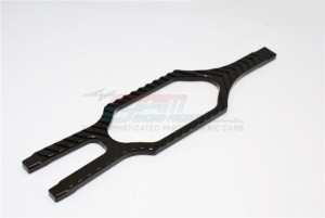 GPM SLA0126LCG ALUMINIUM BATTERY HOLDER TRAXXAS SLASH 4X4 & LOW-CG 68086-2 - Black - SLA0126LCG-BK