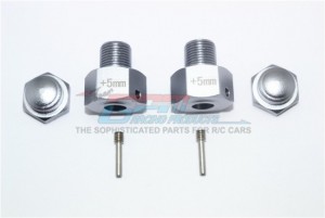 GPM SB010/+5MM ALUMINUM HEX ADAPTER (+2MM) 1/6 4WD SUPER BAJA REY 4X4 PERFORMANCE DESERT - SB010/+5MM-GS