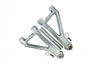 GPM UDR054 ALLOY FRONT UPPER SUSPENSION ARM 8531 TRAXXAS 1/7 UNLIMITED DESERT RACER PRO-SCALE 4X4-85076-4 - Silver - UDR054-S
