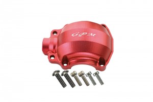 GPM UDR012A ALUMINUM FRONT GEAR BOX COVER 8580 TRAXXAS 1/7 UNLIMITED DESERT RACER 85076-4 - Red - UDR012A-R