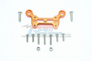 ALUMINUM FRONT DIRT GUARD MOUNT 1/8 4WD RTR TYPHON 6S BLX BRUSHLESS BUGGY - Orange - MAO015-OR