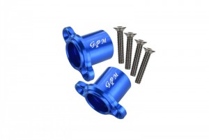 GPM BR022 ALUMINUM REAR AXLE ADAPTERS 1/10 TEAM LOSI 4WD ROCK REY BRUCHLESS ROCK RACER LOS03009T1/T2 - BR022-B