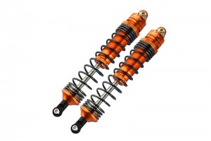 GPM UDR135F ALUMINUM FRONT SPRING DAMPERS (135MM) 1/7 UNLIMITED DESERT RACER PRO-SCALE 4X4-85076-4 - Orange - UDR135F-OR-BEBK