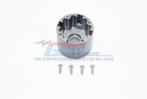 GPM BR011 ALUMINUM FRONT / REAR DIFF CASE TEAM LOSI 1/10 ELECTRIC 4WD BAJA REY DESERT TRUCK LOS03008 - Gun silver - BR011-GS