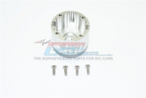 GPM BR011 ALUMINUM FRONT / REAR DIFF CASE TEAM LOSI 1/10 ELECTRIC 4WD BAJA REY DESERT TRUCK LOS03008 - Silver - BR011-S