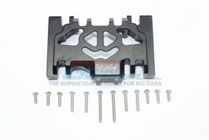 GPM TRX4038BA ALUMINUM LOWER GEAR COVER Traxxas TRX-4 Defender / TRX-4 Tactical Unit - TRX4038BA-BK