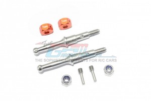 STAINLESS STEEL REAR WHEEL SHAFT W. ALUMINUM HEX ADAPTER (7MM) 1/8 T3-01 DANCING RIDER-57405 - T3023SR/7MM-OR