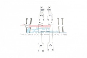 GPM UDR312FR ALUMINUM FRONT & REAR SWAY BAR TRAXXAS 1/7 UNLIMITED DESERT RACER - Silver - UDR312FR-S