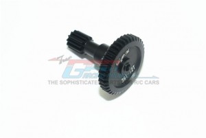 ALUMINUM REAR MAIN GEAR (39T-12T) TAMIYA 1/8 T3-01 DANCING RIDER-57405 - Black - T31239T-BK