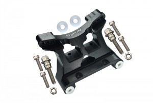 GPM SB028 ALUMINUM FRONT DAMPER MOUNT LOS254039 LOSI 1/6 SUPER BAJA REY 4X4 - Black - SB028-BK