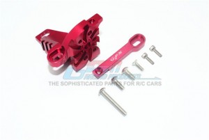 ALUMINUM MOTOR MOUNT WITH HEAT SINK FINS TRAXXAS 1/7 UNLIMITED DESERT RACER - Red - UDR018-R