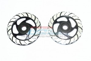 GPM SB010/DISK ALUMINUM BRAKE DISK WITH SILVER LINING LOSI 1/6 SUPER BAJA REY 4X4 - SB010/DISK-BK