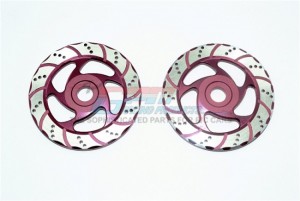 GPM SB010/DISK ALUMINUM BRAKE DISK WITH SILVER LINING LOSI 1/6 SUPER BAJA REY 4X4 - Brown - SB010/DISK-BR