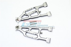 GPM SB055 ALUMINUM FRONT LOWER SUSPENSION ARM TEAM LOSI 1/6 SUPER BAJA REY 4X4 - Gun silver - SB055-GS
