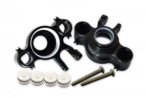 GPM ER2021 ALUMINUM FRONT/REAR KNUCKLE ARMS TRAXXAS 1/10 E-REVO VXL MONSTER 86086-4 - Black - ER2021-BK