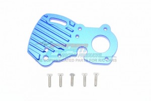 GPM ER2018A ALUMINUM MOTOR PLATE WITH HEAT SINK FINS TRAXXAS-1/10 E-REVO VXL 86086-4 MONSTER - Blue - ER2018A-B