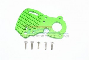 GPM ER2018A ALUMINUM MOTOR PLATE WITH HEAT SINK FINS TRAXXAS-1/10 E-REVO VXL 86086-4 MONSTER - Green - ER2018A-G