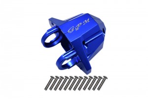 GPM UDR013A ALUMINUM REAR AXLE CASE CARRIER 8541 TRAXXAS 1/7 UNLIMITED DESERT RACER - Blue - UDR013A-B