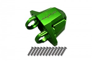 GPM UDR013A ALUMINUM REAR AXLE CASE CARRIER 8541 TRAXXAS 1/7 UNLIMITED DESERT RACER - Green - UDR013A-G