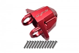 GPM UDR013A ALUMINUM REAR AXLE CASE CARRIER 8541 TRAXXAS 1/7 UNLIMITED DESERT RACER - Red - UDR013A-R