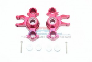 ALUMINUM FRONT/REAR KNUCKLE ARMS TRAXXAS-E REVO 56087-1 - Red - ER021N-R