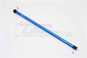 GPM SLA025LCG ALUMINIUM MAIN SHAFT WITH HARD STEEL ENDS TRAXXAS SLASH 4X4 & LOW-CG 68086-2 - Blue - SLA025LCG-B